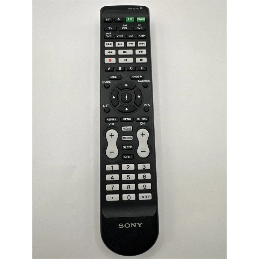 Sony Genuine RM-VZ320 7 Device Universal Remote Control RMVZ320